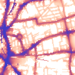 Daytime road noise heatmap for E2 7EQ