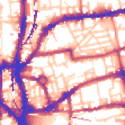 Daytime road noise heatmap for E2 7NJ