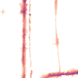 Night-time road noise heatmap for E2 8BT