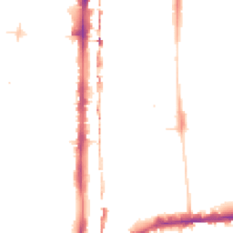 Night-time road noise heatmap for E2 8BX
