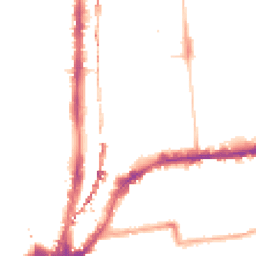Night-time road noise heatmap for E2 8ES