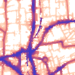 Daytime road noise heatmap for E2 8GS