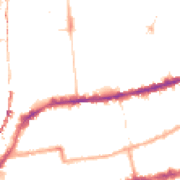 Night-time road noise heatmap for E2 8NH