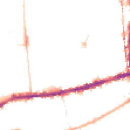 Night-time road noise heatmap for E2 8QH