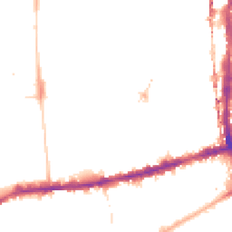 Night-time road noise heatmap for E2 8QN