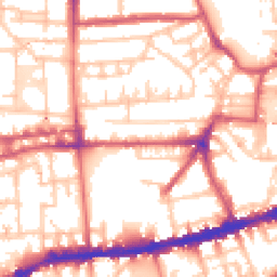 Daytime road noise heatmap for E2 8RF