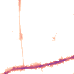 Night-time road noise heatmap for E2 8RF