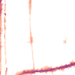 Night-time road noise heatmap for E2 8RS