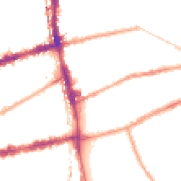 Night-time road noise heatmap for E2 9LR