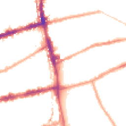 Night-time road noise heatmap for E2 9PH