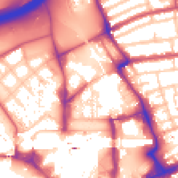 Daytime road noise heatmap for E20 1AH