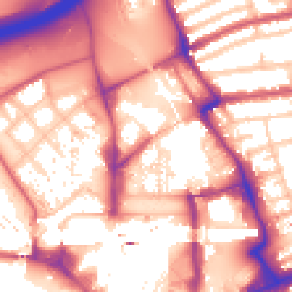 Daytime road noise heatmap for E20 1AS