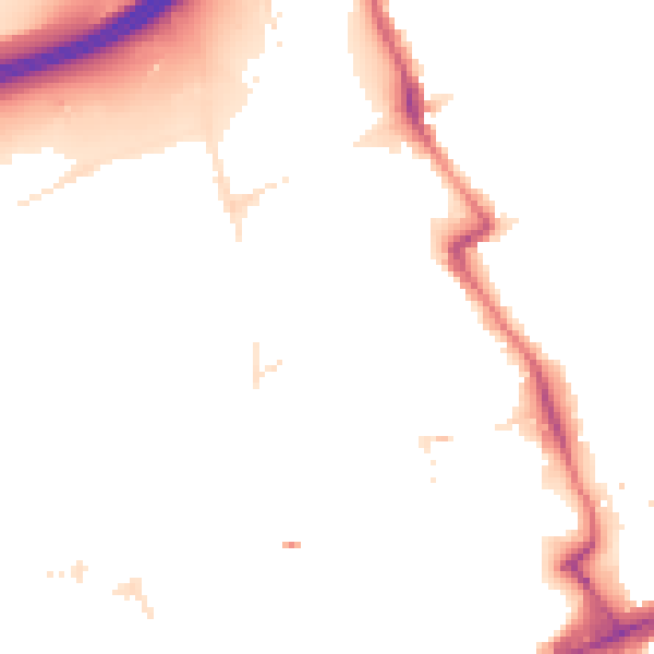 Night-time road noise heatmap for E20 1AS