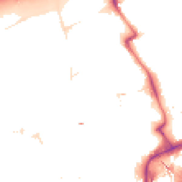 Night-time road noise heatmap for E20 1BJ