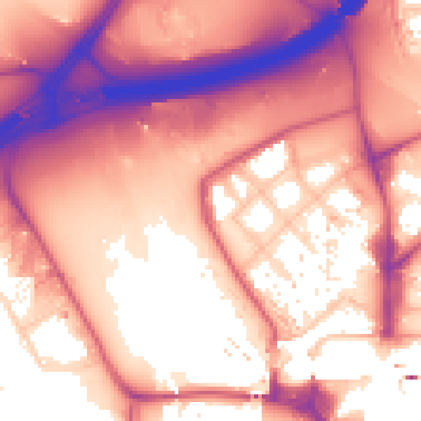 Daytime road noise heatmap for E20 1FA