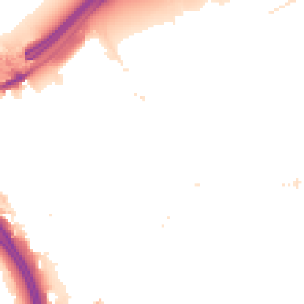 Night-time road noise heatmap for E20 3AZ