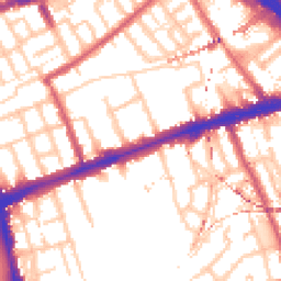 Daytime road noise heatmap for E3 2AD