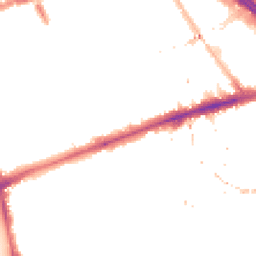 Night-time road noise heatmap for E3 2AD