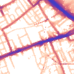 Daytime road noise heatmap for E3 2AF