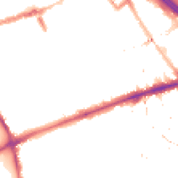 Night-time road noise heatmap for E3 2AT