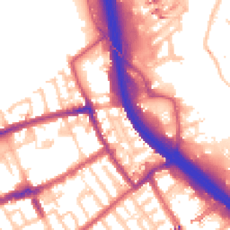 Daytime road noise heatmap for E3 2AW