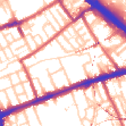 Daytime road noise heatmap for E3 2BA
