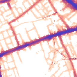 Daytime road noise heatmap for E3 2BL