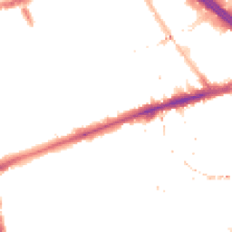 Night-time road noise heatmap for E3 2BL