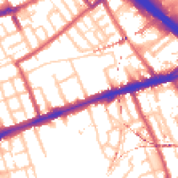 Daytime road noise heatmap for E3 2BN