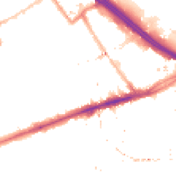 Night-time road noise heatmap for E3 2BP