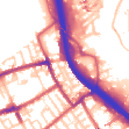 Daytime road noise heatmap for E3 2BT