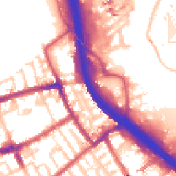 Daytime road noise heatmap for E3 2BU