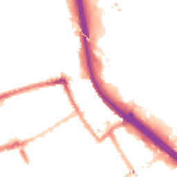 Night-time road noise heatmap for E3 2BW