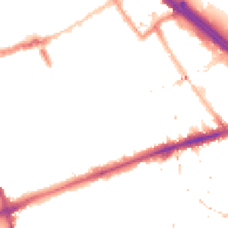 Night-time road noise heatmap for E3 2BY
