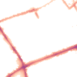 Night-time road noise heatmap for E3 2DB