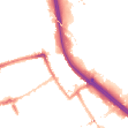 Night-time road noise heatmap for E3 2DF