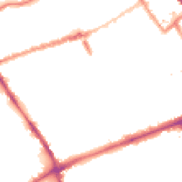 Night-time road noise heatmap for E3 2DG