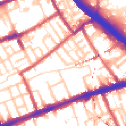 Daytime road noise heatmap for E3 2DL