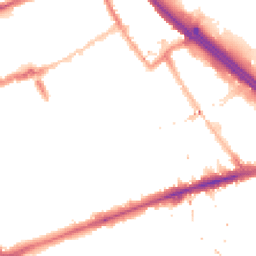 Night-time road noise heatmap for E3 2DL