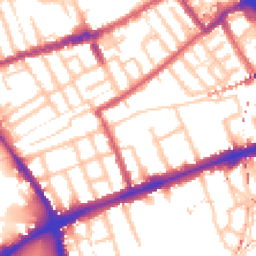 Daytime road noise heatmap for E3 2DP