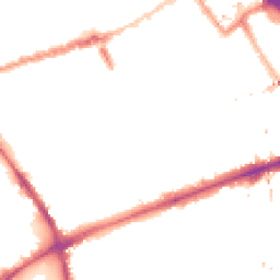 Night-time road noise heatmap for E3 2DP