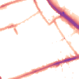 Night-time road noise heatmap for E3 2DS
