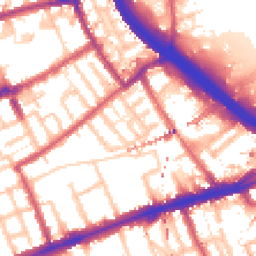 Daytime road noise heatmap for E3 2DU