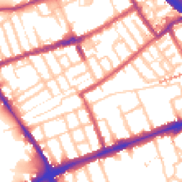 Daytime road noise heatmap for E3 2EH