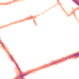 Night-time road noise heatmap for E3 2EH