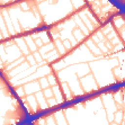 Daytime road noise heatmap for E3 2EJ