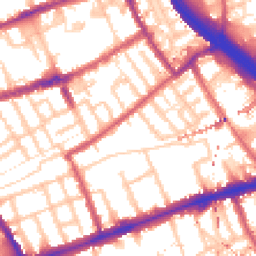Daytime road noise heatmap for E3 2ES