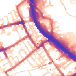 Daytime road noise heatmap for E3 2FF