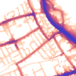 Daytime road noise heatmap for E3 2HZ
