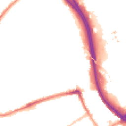 Night-time road noise heatmap for E3 2JU